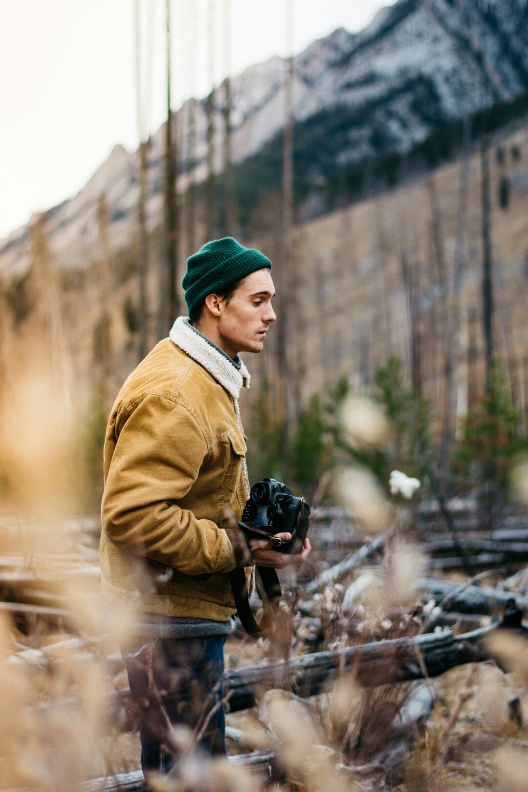 Portrait of a male documentary photographer